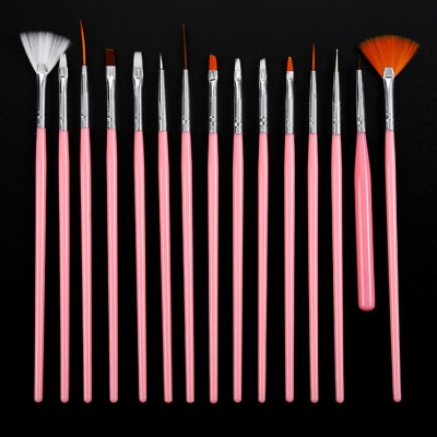 Pinceaux de manucure Pack de 15 crayons à dessin