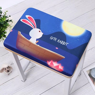 Coussin de chaise double boucle mémoire coton polyester