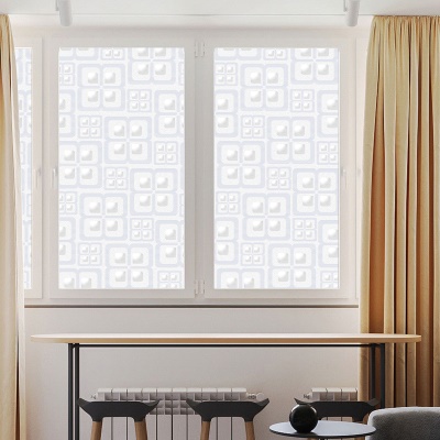 Autocollant de verre dépoli électrostatique imperméable