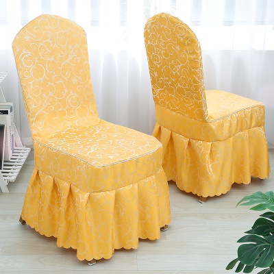 Housse de protection de chaise en tissu jacquard de polyester imprimé