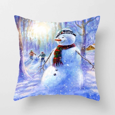 Housse de coussin de Noël sans housse de coussin de noyau