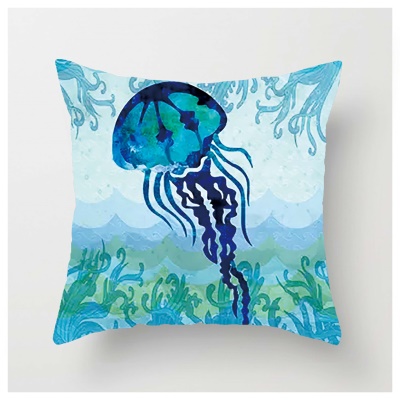 Housse de coussin Taie d'oreiller marine