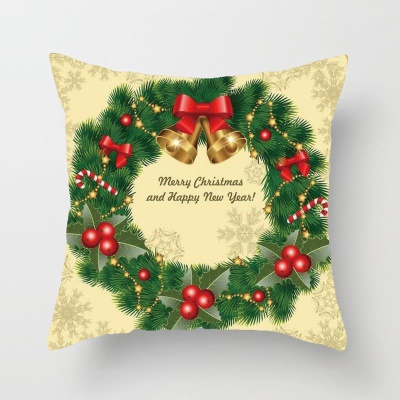 Housse de coussin de voiture pour oreiller d'oiseau de Noël