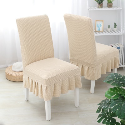 Housse de protection de chaise jupe anti-poussière polaire
