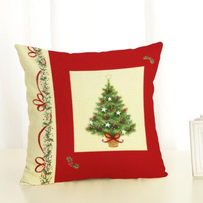Housse de coussin de Noël sans housse de coussin de noyau