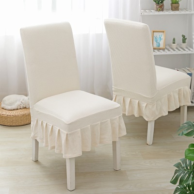 Housse de protection de chaise jupe anti-poussière polaire