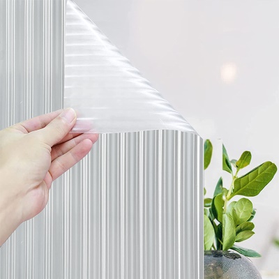 Film autocollant de verre en PVC électrostatiques autocollantes en verre