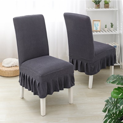 Housse de protection de chaise jupe anti-poussière polaire