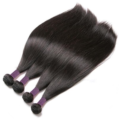 Mèches de cheveux droits et lisses