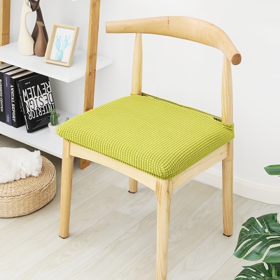Housse de chaise en peluche à carreaux résistant à la poussière et à la