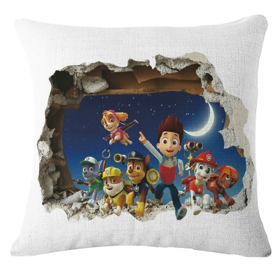 Housse de coussin de canapé en lin
