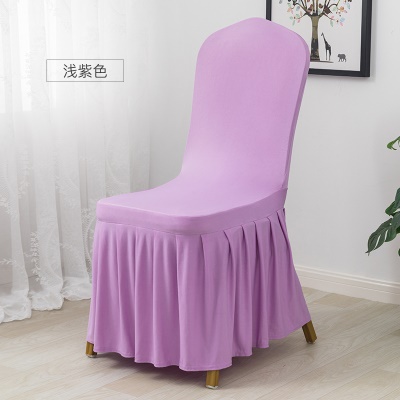 Housse de siège en tissu polyester plissé