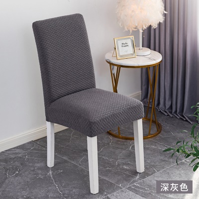 Housse de chaise en fibre de polyester à carreaux
