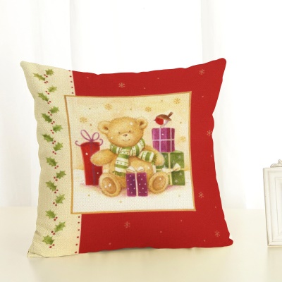 Housse de coussin de Noël sans housse de coussin de noyau