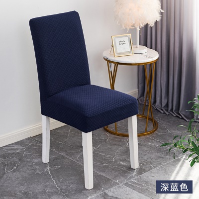 Housse de chaise en fibre de polyester à carreaux