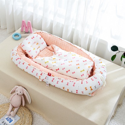 Lit de bébé double face disponible Doudou velours anti-compression avec courtepointe