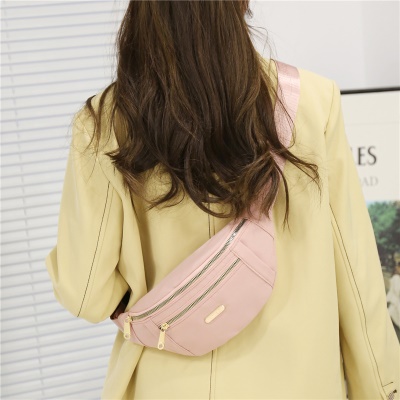 Grande capacité sac banane double fermeture sac poitrine