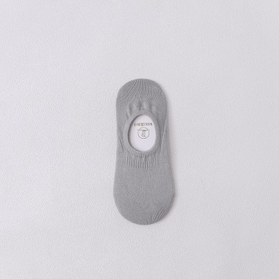 Chaussettes femmes bouche peu profonde Coton invisible antidérapant