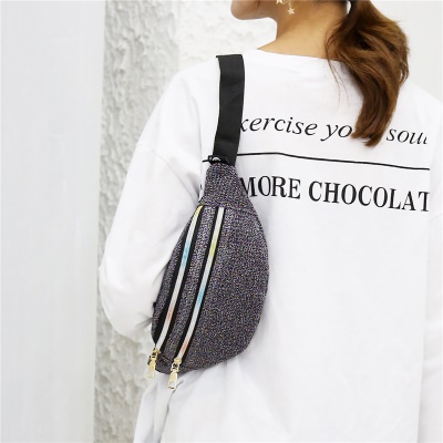 Sac banane Golden Sand Double zip Sac poitrine