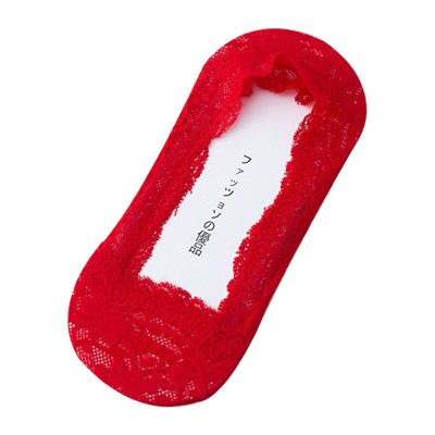 Chaussettes pour femmes dentelle invisible bouche peu profonde Silicone antidérapant