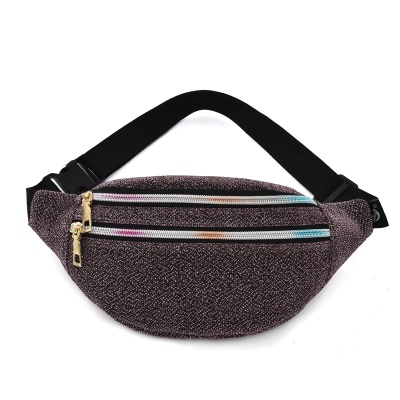 Sac banane Golden Sand Double zip Sac poitrine