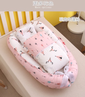 Lit de bébé avec couette arc en coton couette noyau