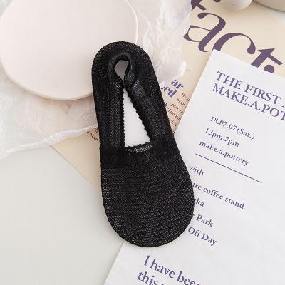 Chaussettes pour femmes bas et peu profond maille antidérapante