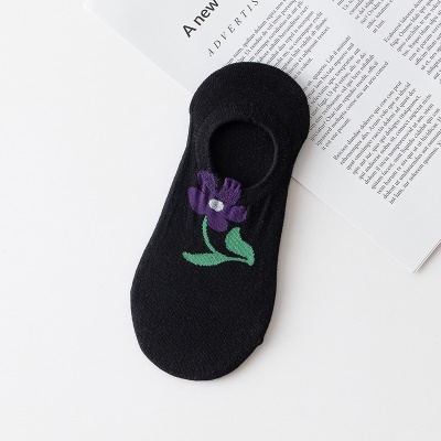 Chaussettes pour femmes Tulip Flower Cotton