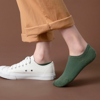 Chaussettes femmes bouche claire maille antidérapante couleur unie