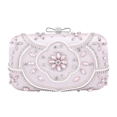 Sac de soirée pour femmes incrusté de perles diamantées