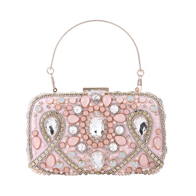 Sac de dîner pour femmes avec bandoulière avec diamants