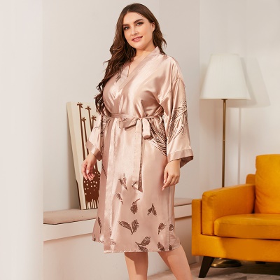 Pyjama Simulation Silk V Col Straps