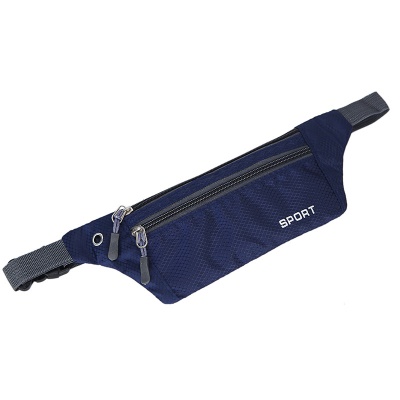 Sac banane portable en nylon imperméable et mince