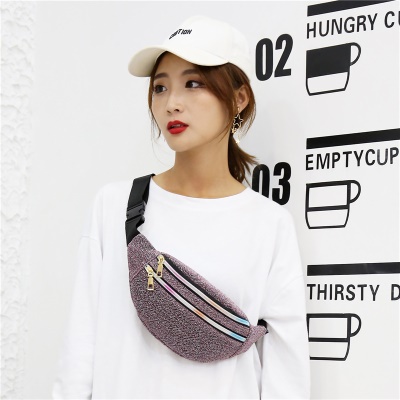 Sac banane Golden Sand Double zip Sac poitrine