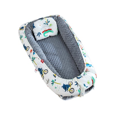 Lit de bébé double face disponible Doudou velours anti-compression avec courtepointe