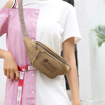 Sac de poitrine multifonctionnel en toile