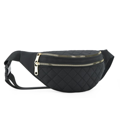 Sac banane brodé sac de poitrine à bandoulière de grande capacité