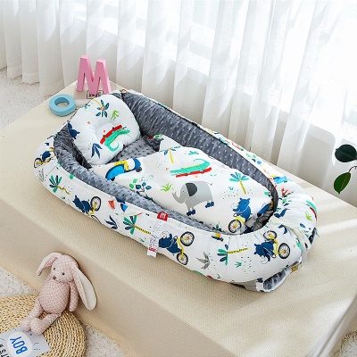 Lit de bébé double face disponible Doudou velours anti-compression avec courtepointe
