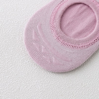 Chaussettes pour femmes violet ours à bouche claire en coton