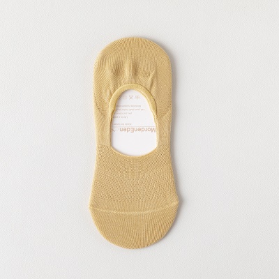 Chaussettes femmes en coton peigné maille peu profonde antidérapante