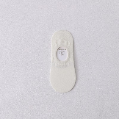 Chaussettes femmes bouche peu profonde Coton invisible antidérapant