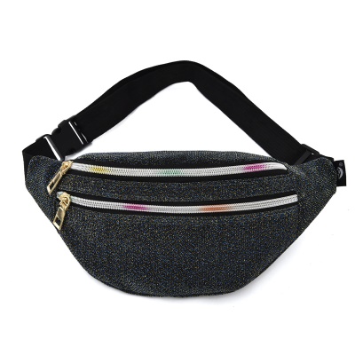 Sac banane Golden Sand Double zip Sac poitrine