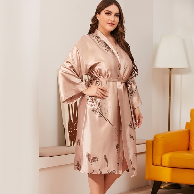 Pyjama Simulation Silk V Col Straps
