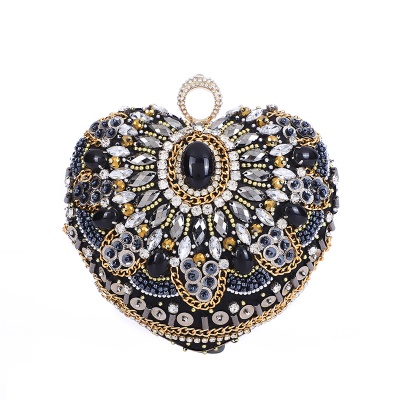 Sac de dîner incrusté de diamants