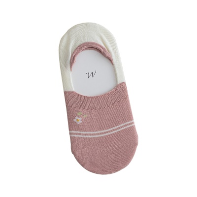 Chaussettes femmes  silicone motif antidérapant