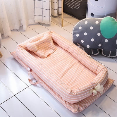 Lit bébé en coton isolé détachable amovible avec couette