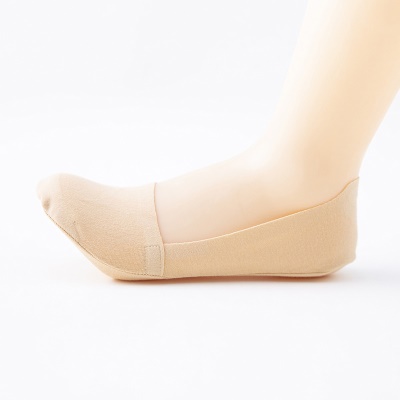 Chaussettes femmes bouche peu profonde en coton respirant