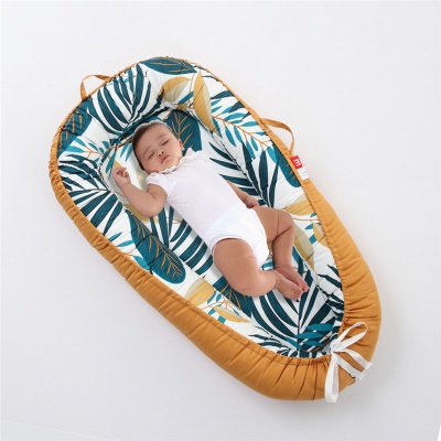 Lit bébé pliant portable résistant à la pression en coton