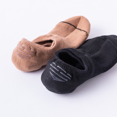 Chaussettes femmes Silicone antidérapant bouche peu profonde Coton invisible