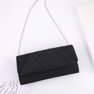 Sac à bandoulière avec chaîne pour dîner rayé